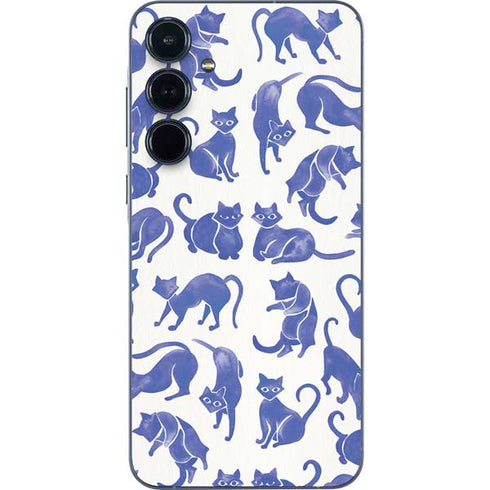 Blue Cats by Cat Coq Galaxy A55 5G Skin
